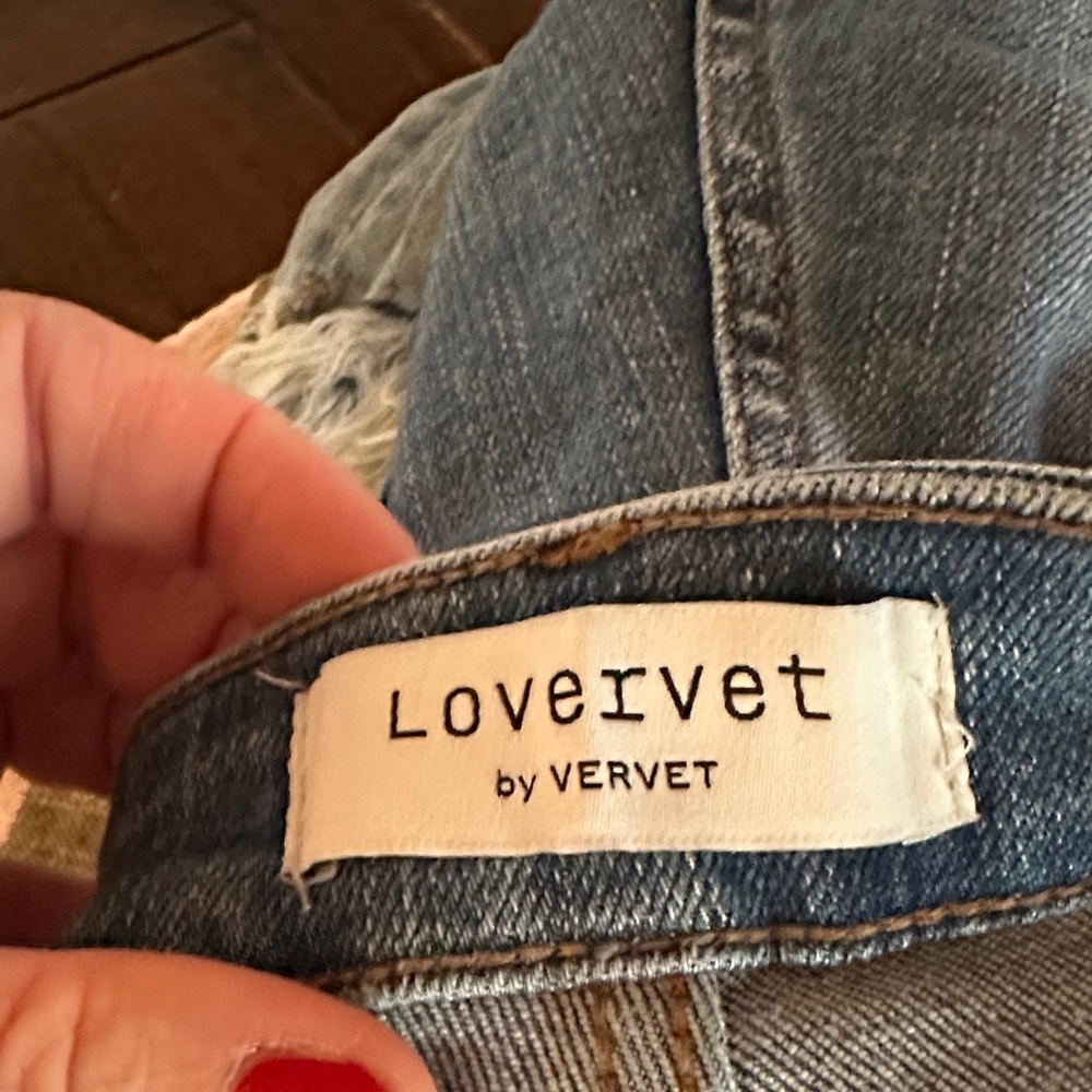 Lovervet by Vervet Women's Blue Cropped Jeans 31/13